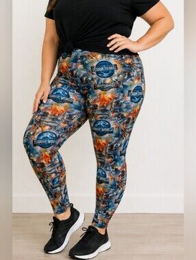 NWT Luv21 Jurassic World Leggings 3X–5X Dinosaur